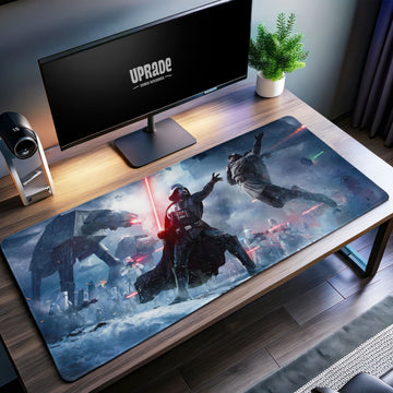 Darth Vader Battle Scene Desk Mat, Star Wars Mouse Pad