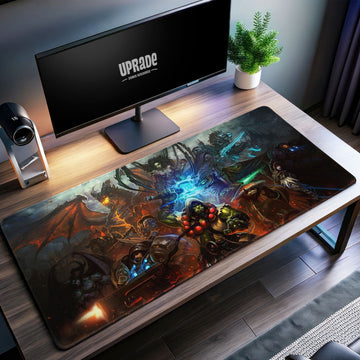 World of Warcraft Desk Mat, Epic Battle Mouse Pad