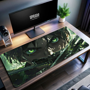 Attack on Titan Eren Yeager Desk Mat, Titan Eyes Mouse Pad