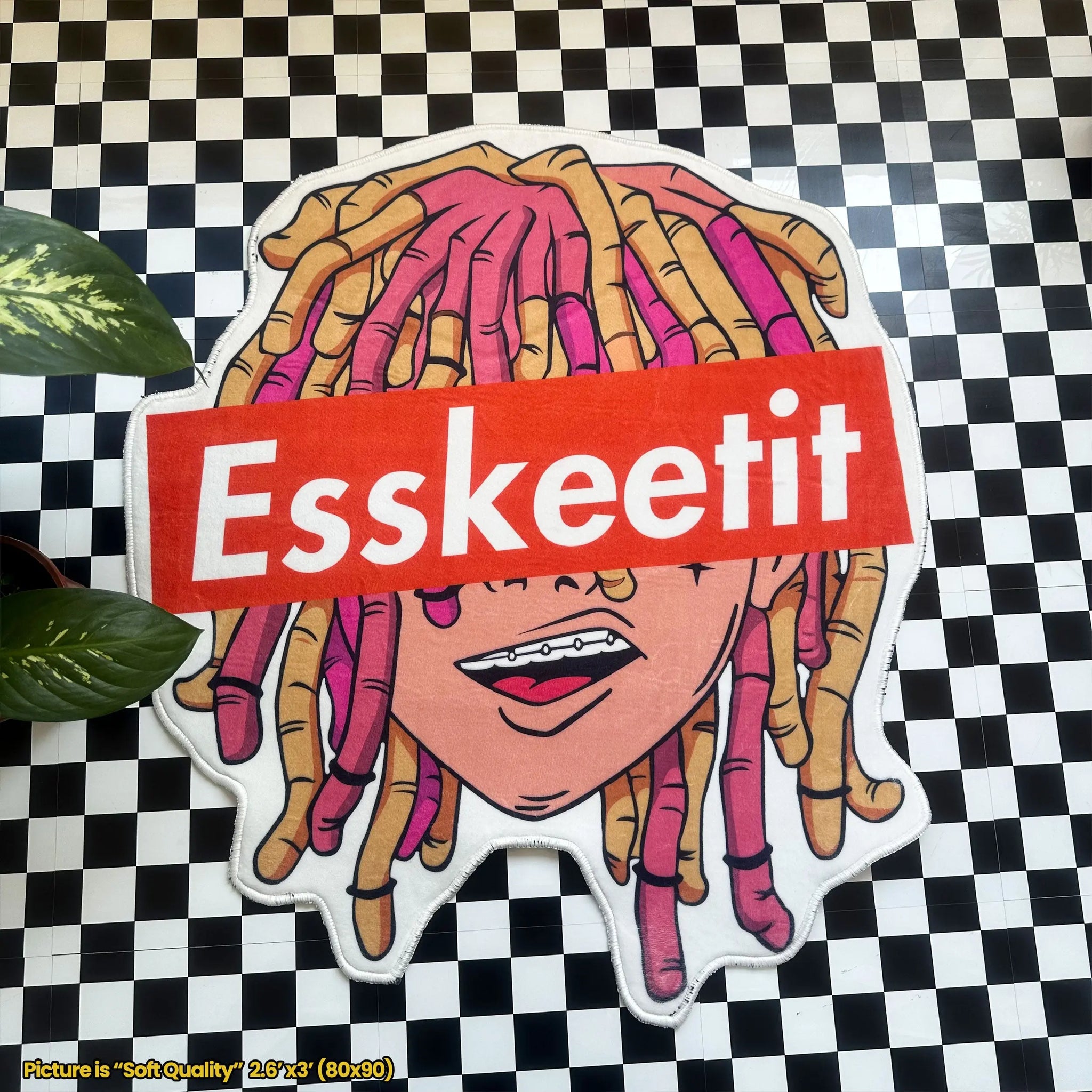 Esskeetit Rug, Lil Pump Inspired Streetwear Carpet