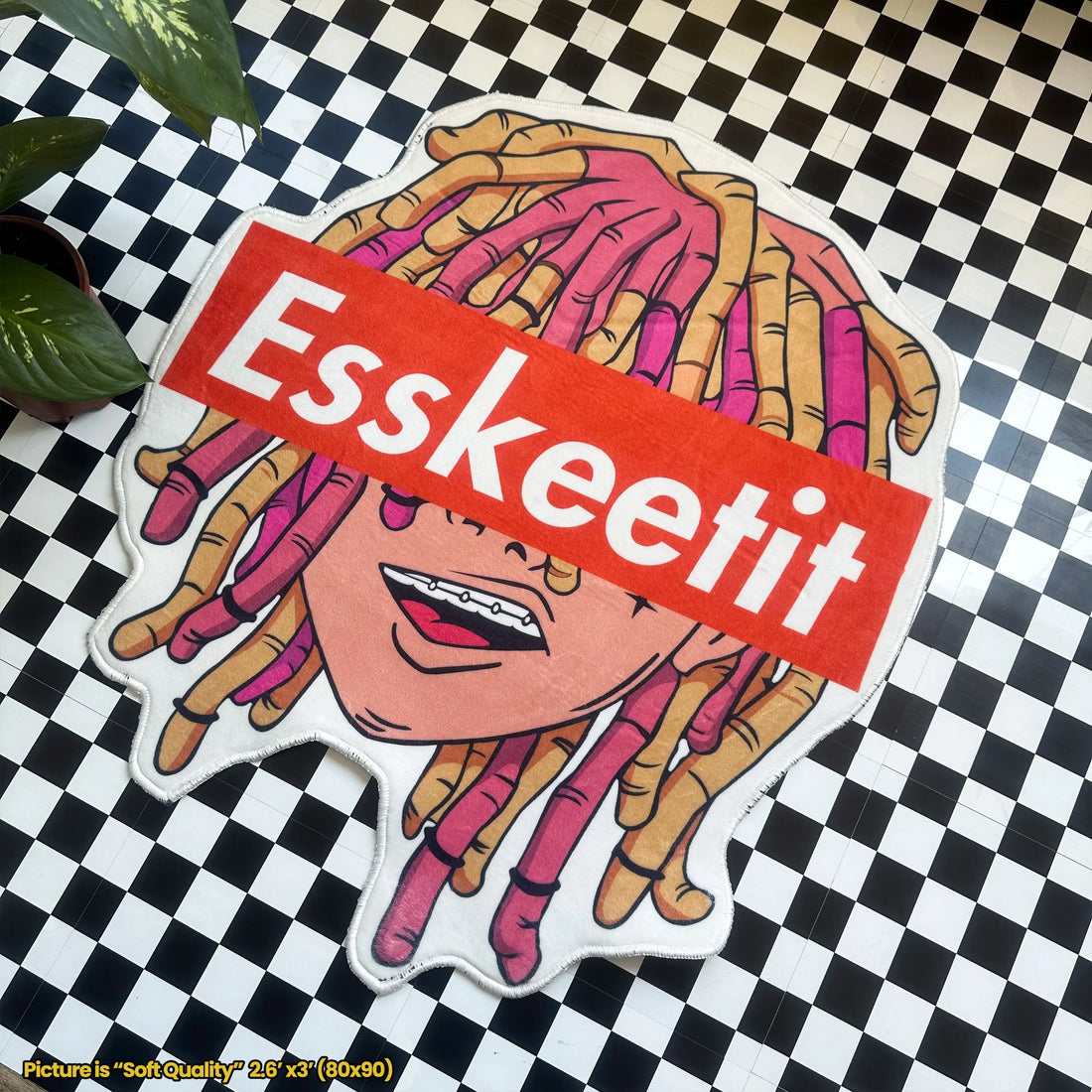 Esskeetit Rug, Lil Pump Inspired Streetwear Carpet