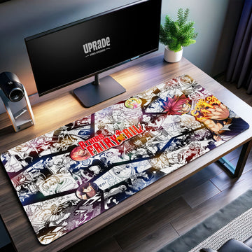 Fairy Tail Manga Collage Desk Mat, Natsu Flame Mouse Pad