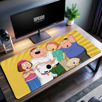 Family Guy Griffin Family Desk Mat, Animated Comedy Mouse Pad