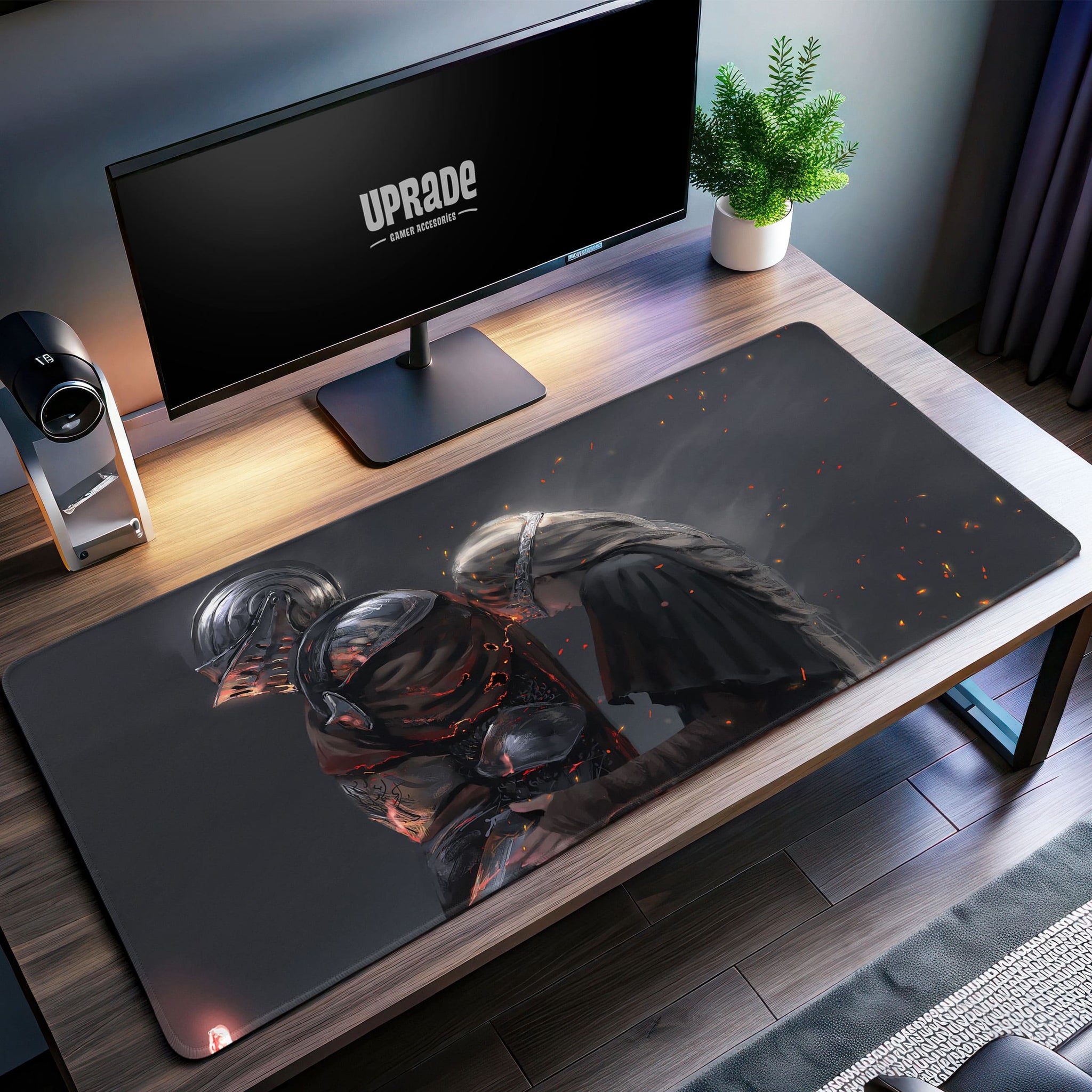 Farewell Firekeeper Desk Mat, Dark Souls Tribute Mouse Pad