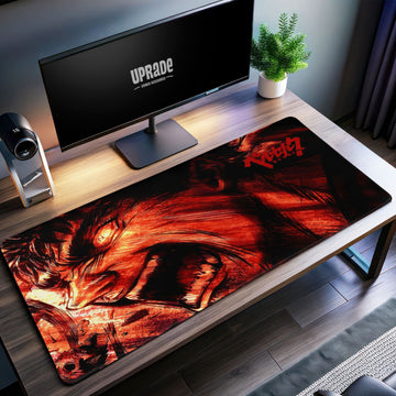 Berserk Guts Rage Desk Mat, Anime Manga Mouse Pad