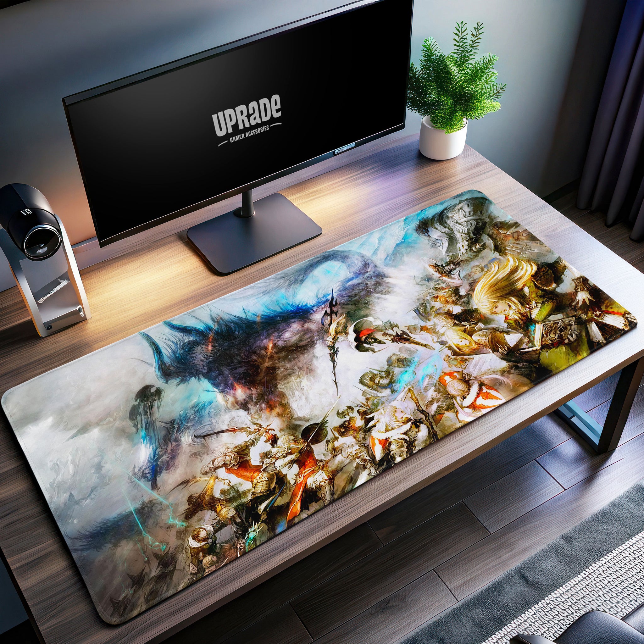 Final Fantasy Epic Battle Desk Mat, Gaming Mouse Pad