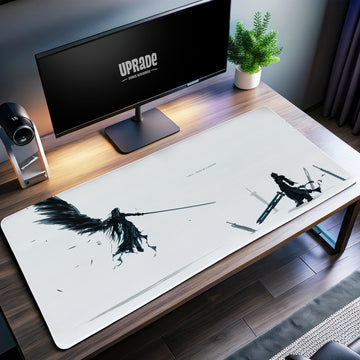 Final Fantasy Sephiroth vs. Cloud Desk Mat, Epic Gaming Mouse Pad