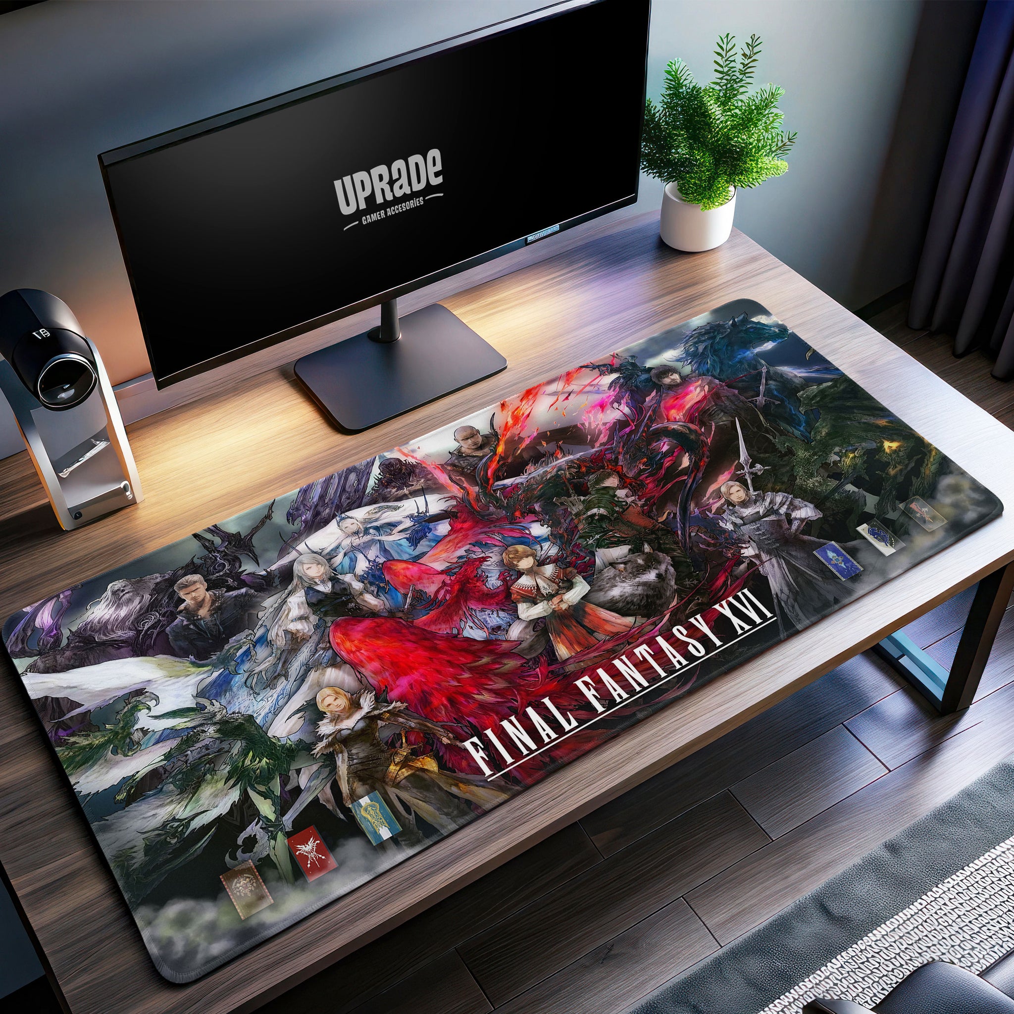 Final Fantasy XVI Desk Mat, Dominants & Eikons Mouse Pad