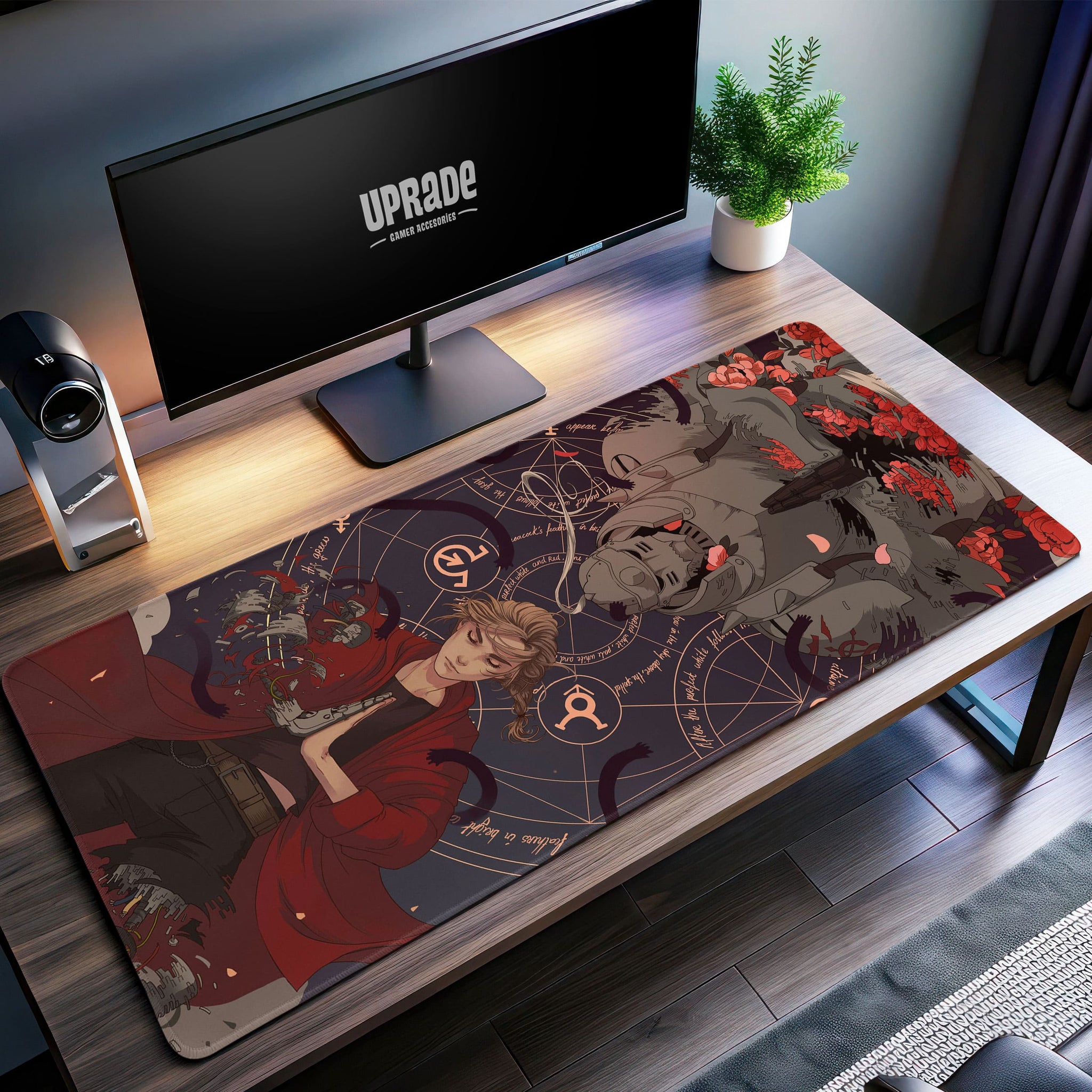 Philosopher’s Alchemy Desk Mat, Fullmetal Mouse Pad