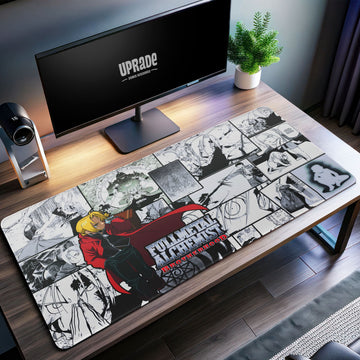 Brotherhood Manga Desk Mat, Fullmetal Mouse Pad