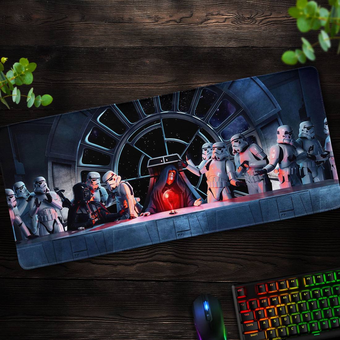 Star Wars Last Supper Desk Mat, Galactic Empire Mouse Pad