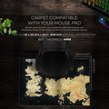 Westeros & Essos Map Desk Mat, Game of Thrones Mouse Pad - Cocoon Markt