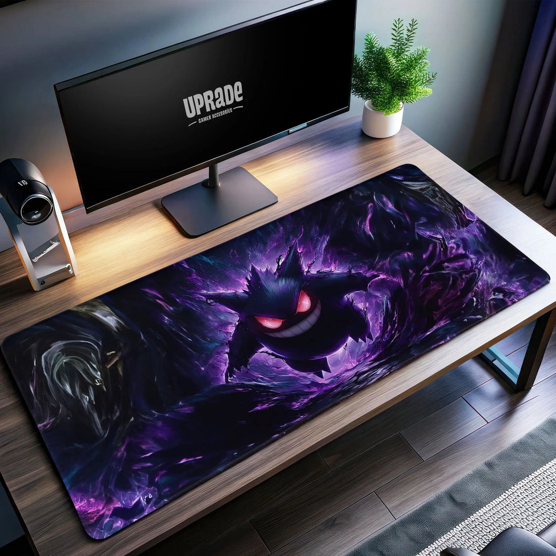 Gengar Shadow Realm Desk Mat, Dark Aura Pokémon Mouse Pad - Cocoon Markt