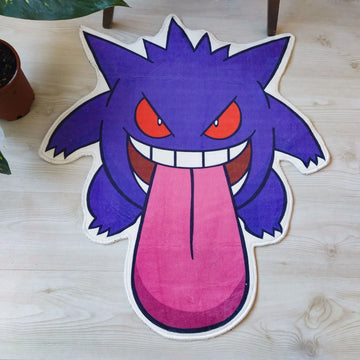 Gengar Pokémon Anime Rug, Decorative Shaped Carpet