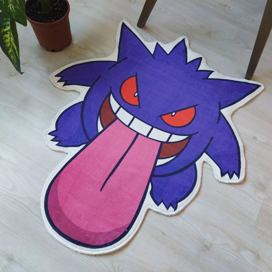 Gengar Pokémon Anime Rug, Decorative Shaped Carpet