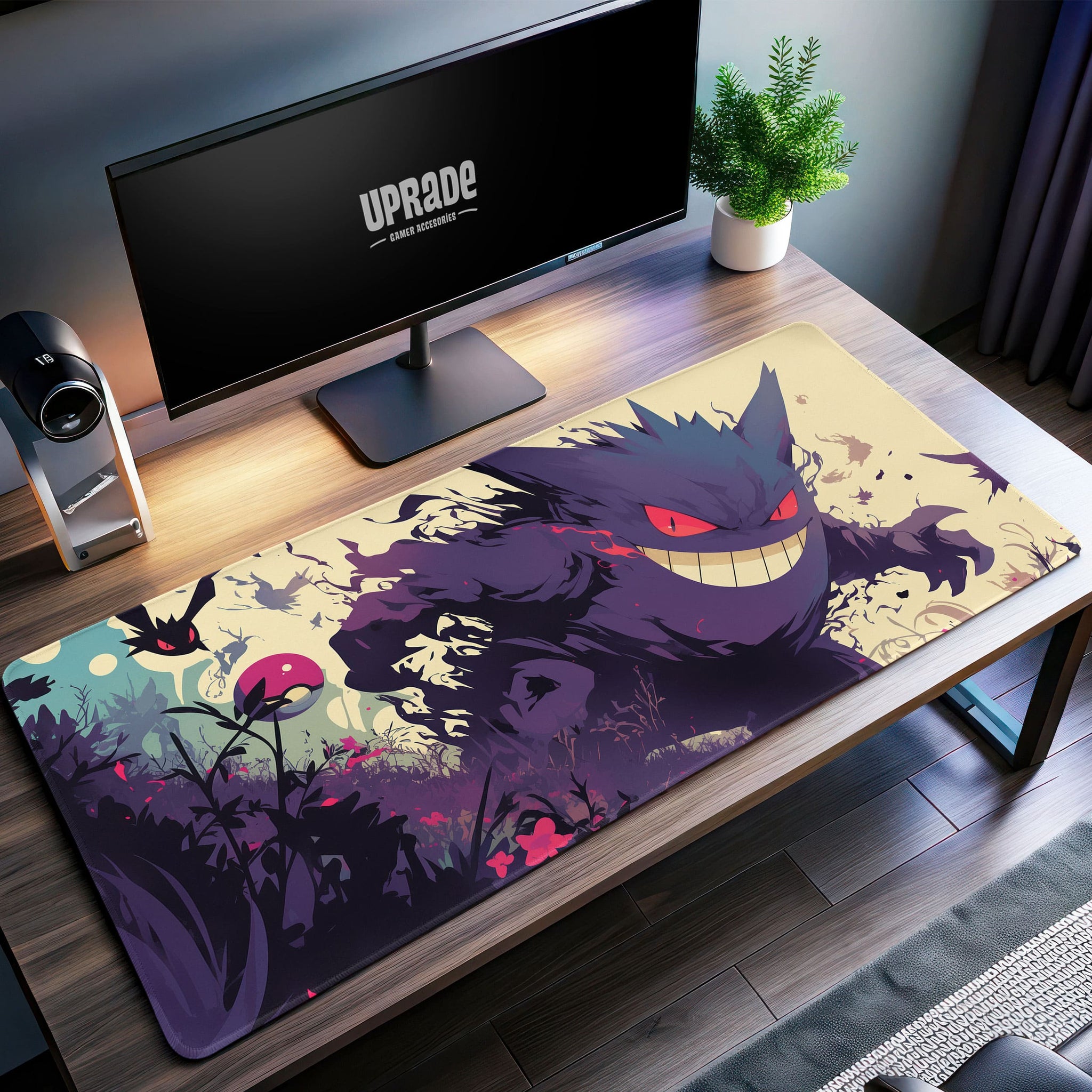 Gengar Shadow Realm Desk Mat, Pokémon Mouse Pad