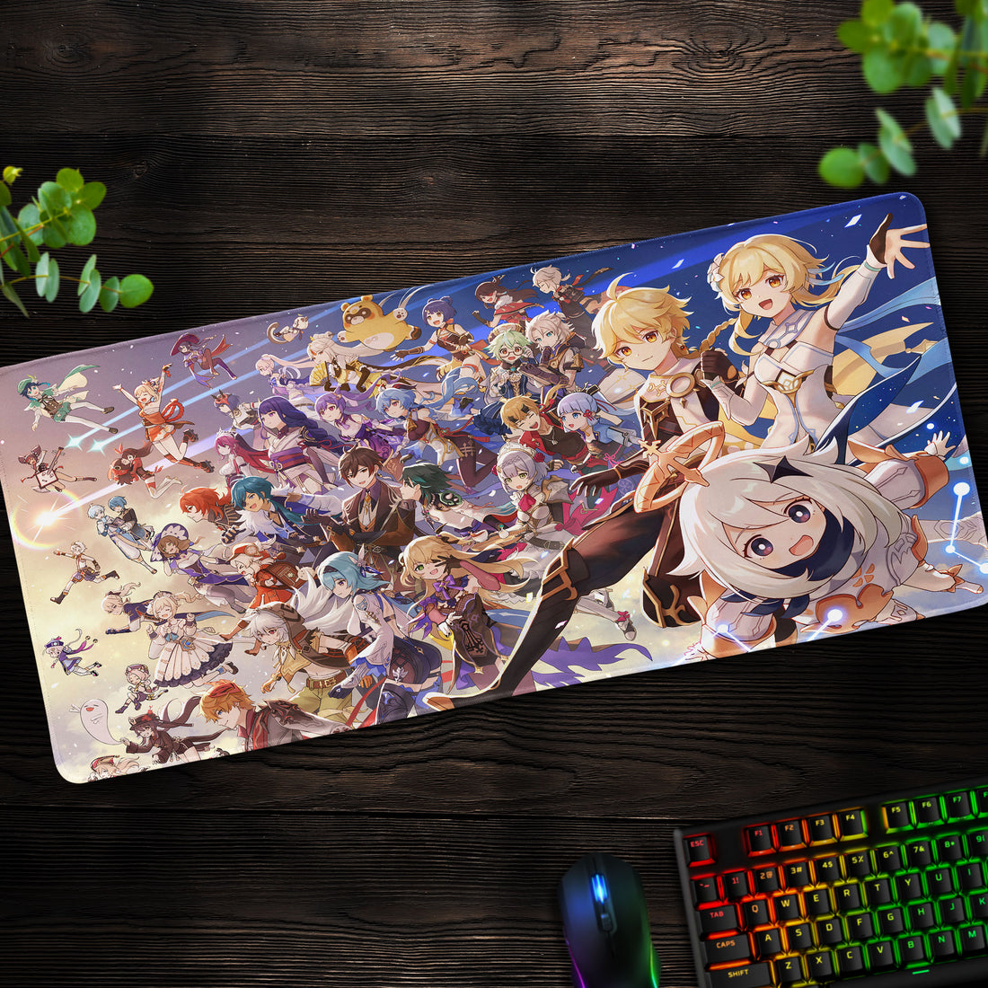 Genshin Impact Desk Mat, Character Celebration Mouse Pad - Cocoon Markt