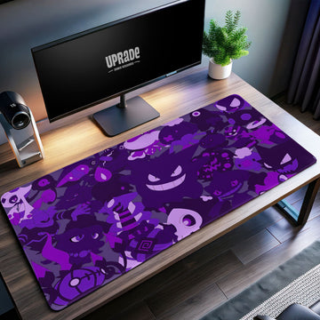 Gengar and Ghost Pokémon Desk Mat, Gaming Mouse Pad