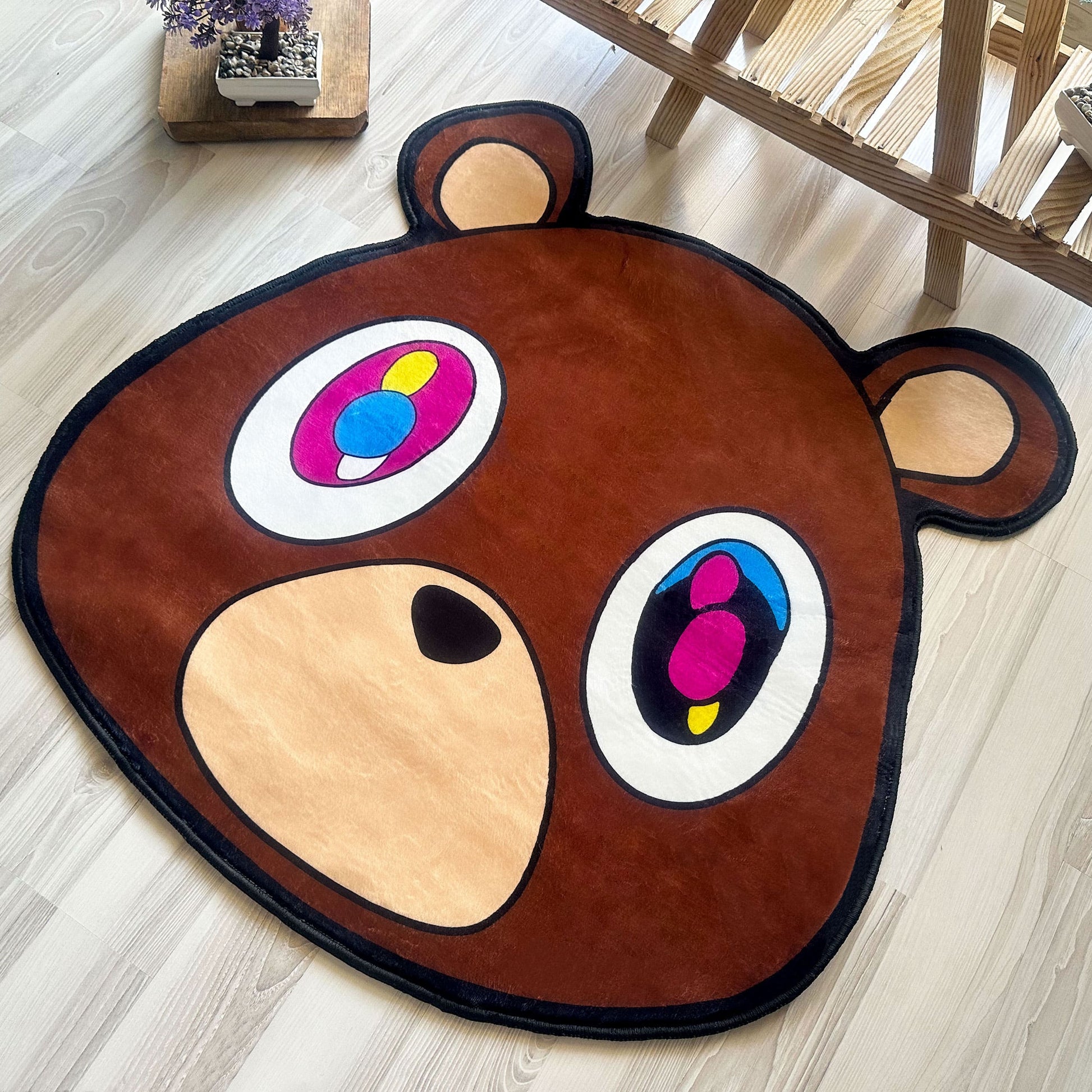 Graduation Bear Rug, Kanye-Inspired Floor Mat - Cocoon Markt