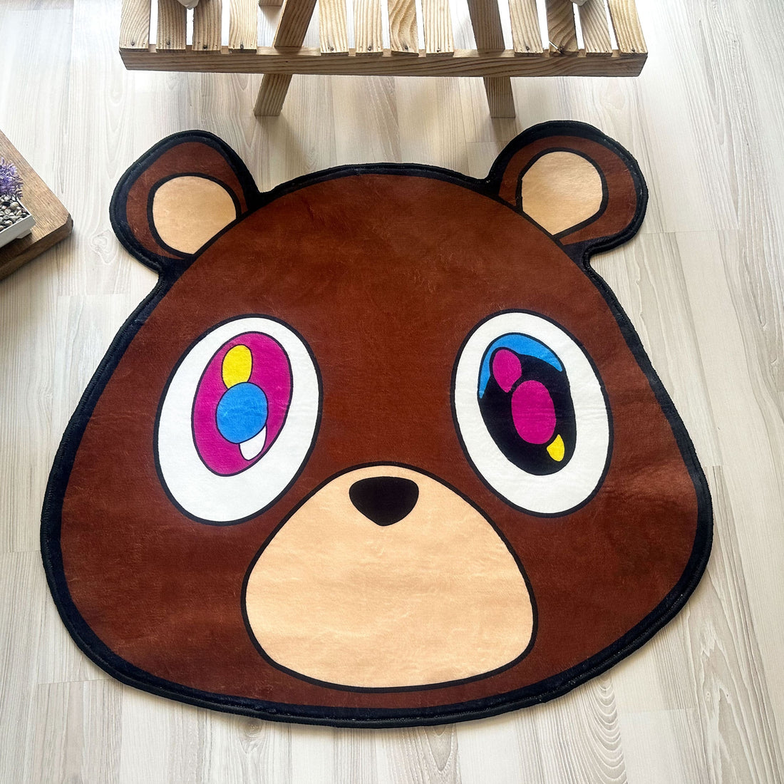 Graduatin Bear Kanye West Music Soft Rug