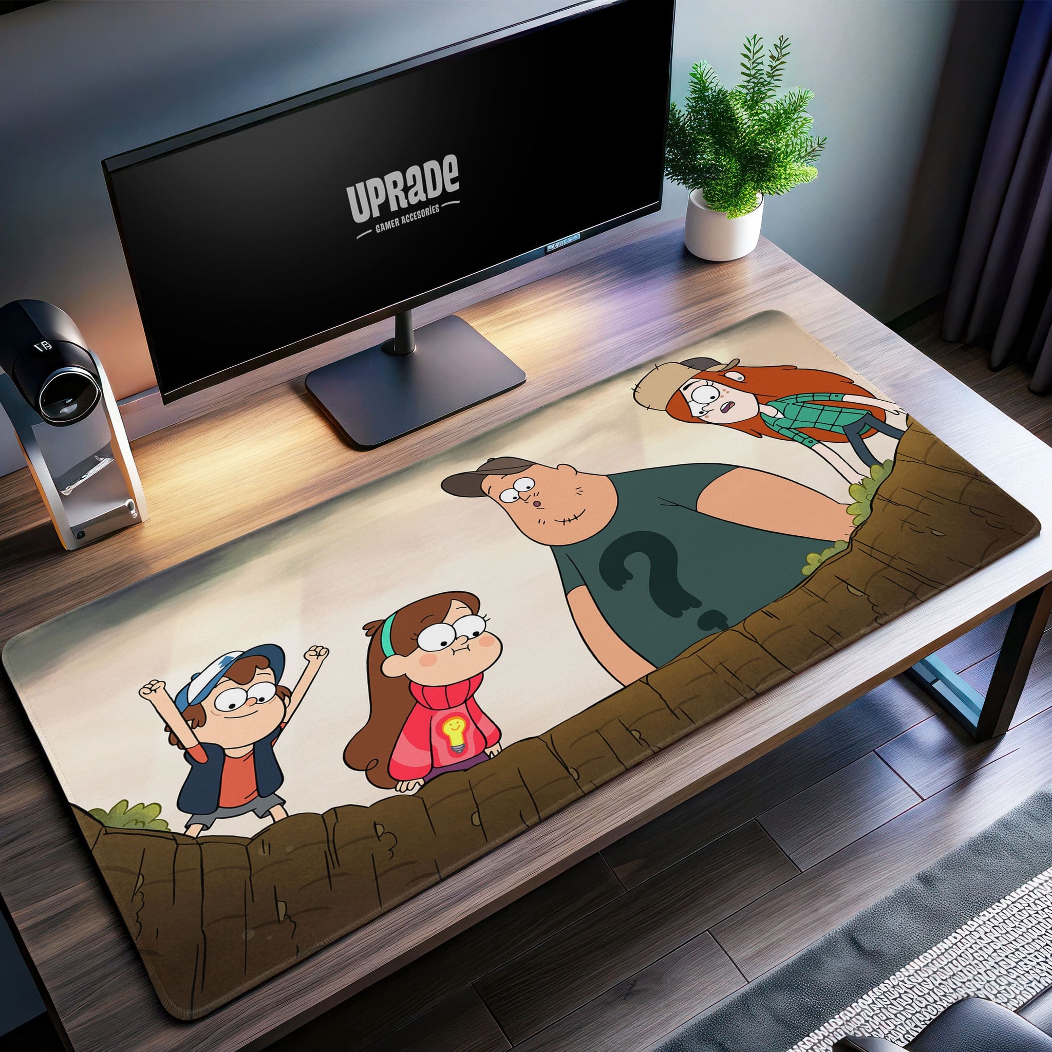 Mystery Shack Team Desk Mat, Gravity Falls Mouse Pad