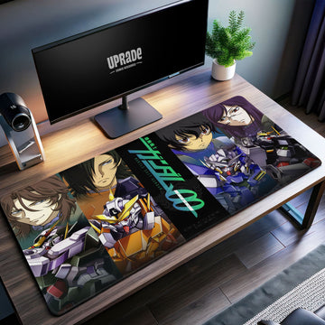 Gundam 00 Heroes Desk Mat, Mobile Suit Mouse Pad