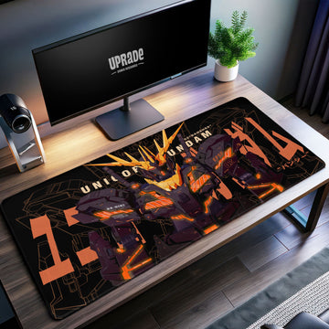 Gundam Banshee Desk Mat, RX-0 Unicorn Gundam Mouse Pad