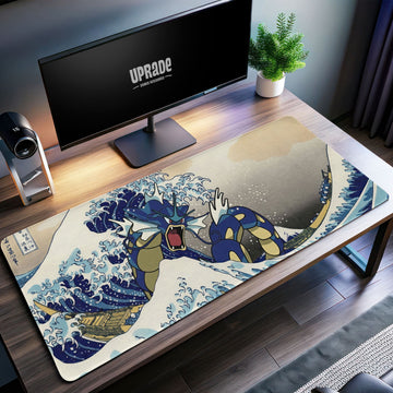 Gyarados Great Wave Desk Mat, Pokémon Mouse Pad