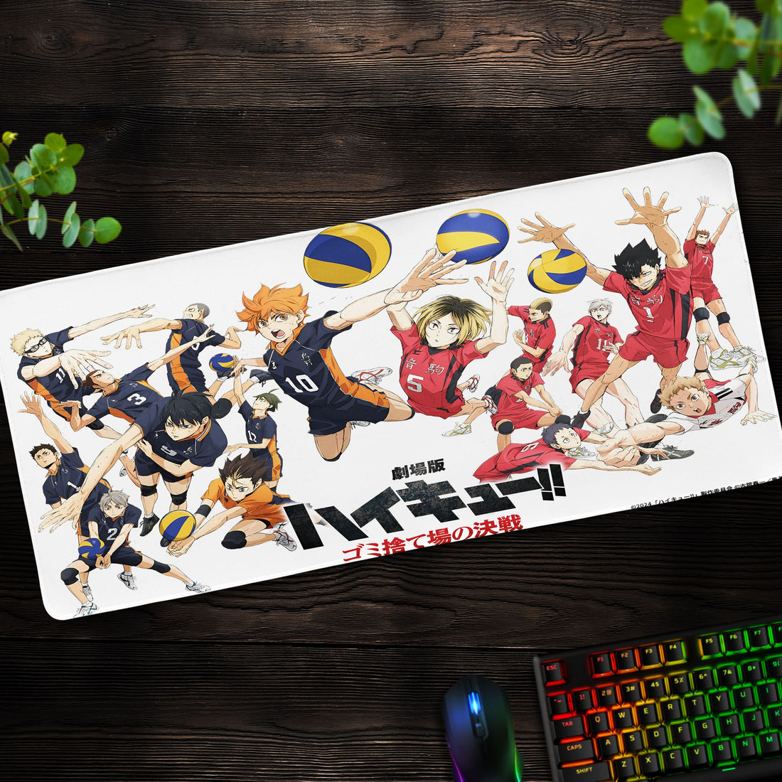 Ultimate Match Desk Mat, Haikyuu Volleyball Mouse Pad