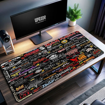 Iron Maiden & Metal Legends Desk Mat, Heavy Metal Mouse Pad