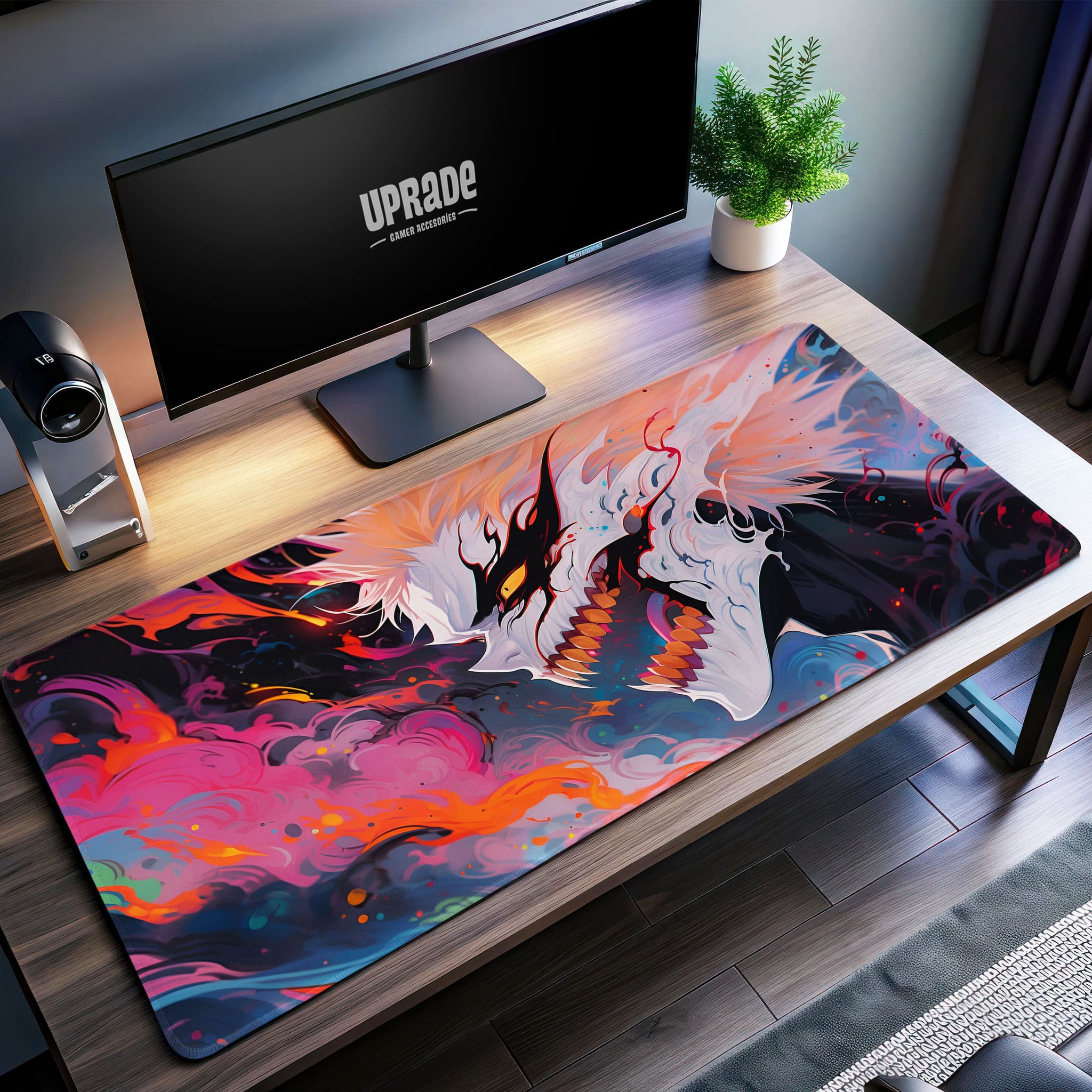 Ichigo Hollow Form Desk Mat, Bleach Anime Mouse Pad