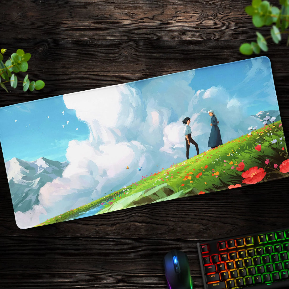 Howl’s Moving Castle Desk Mat, Studio Ghibli Anime Mouse Pad - Cocoon Markt