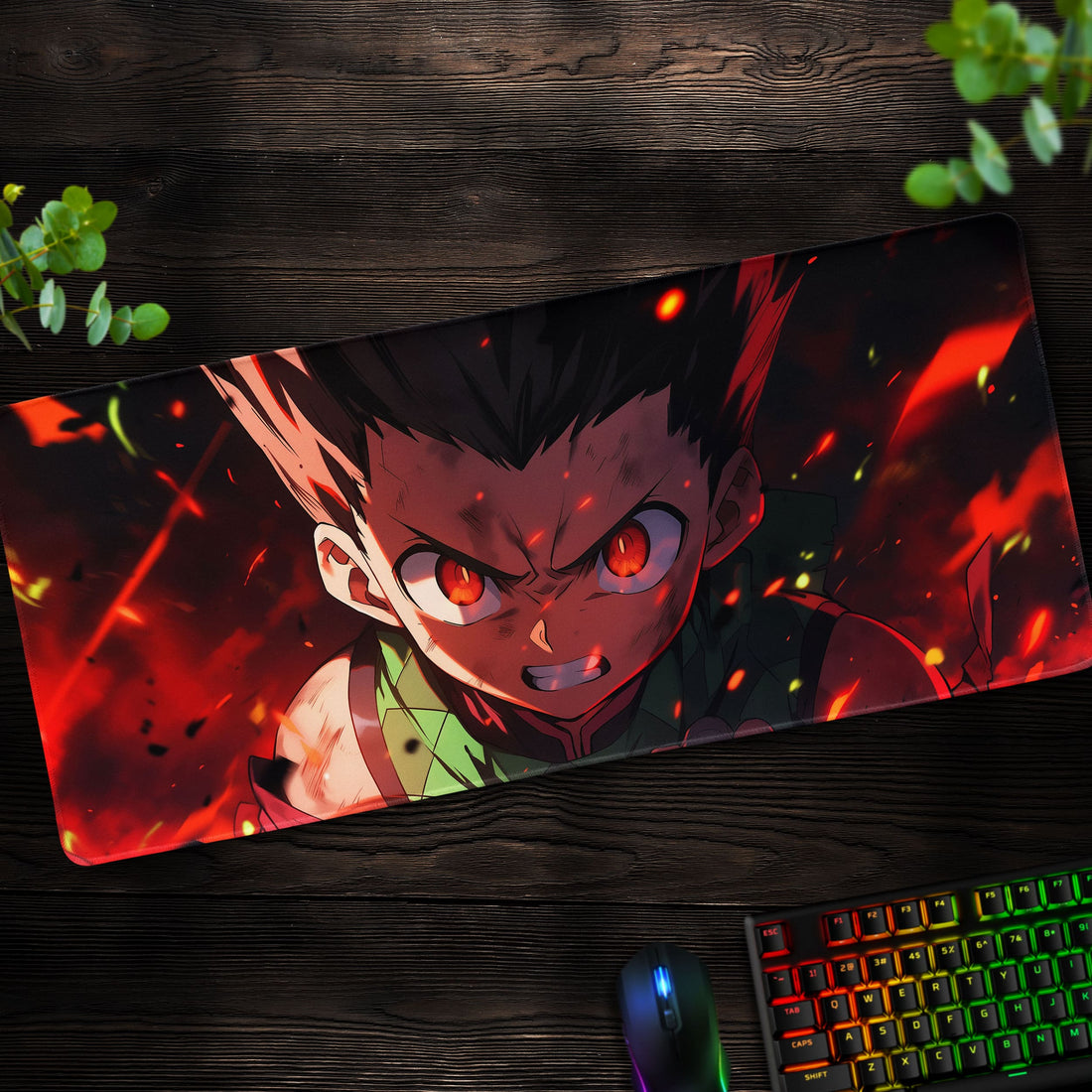 Hunter’s Rage Desk Mat, Hunter x Hunter Mouse Pad