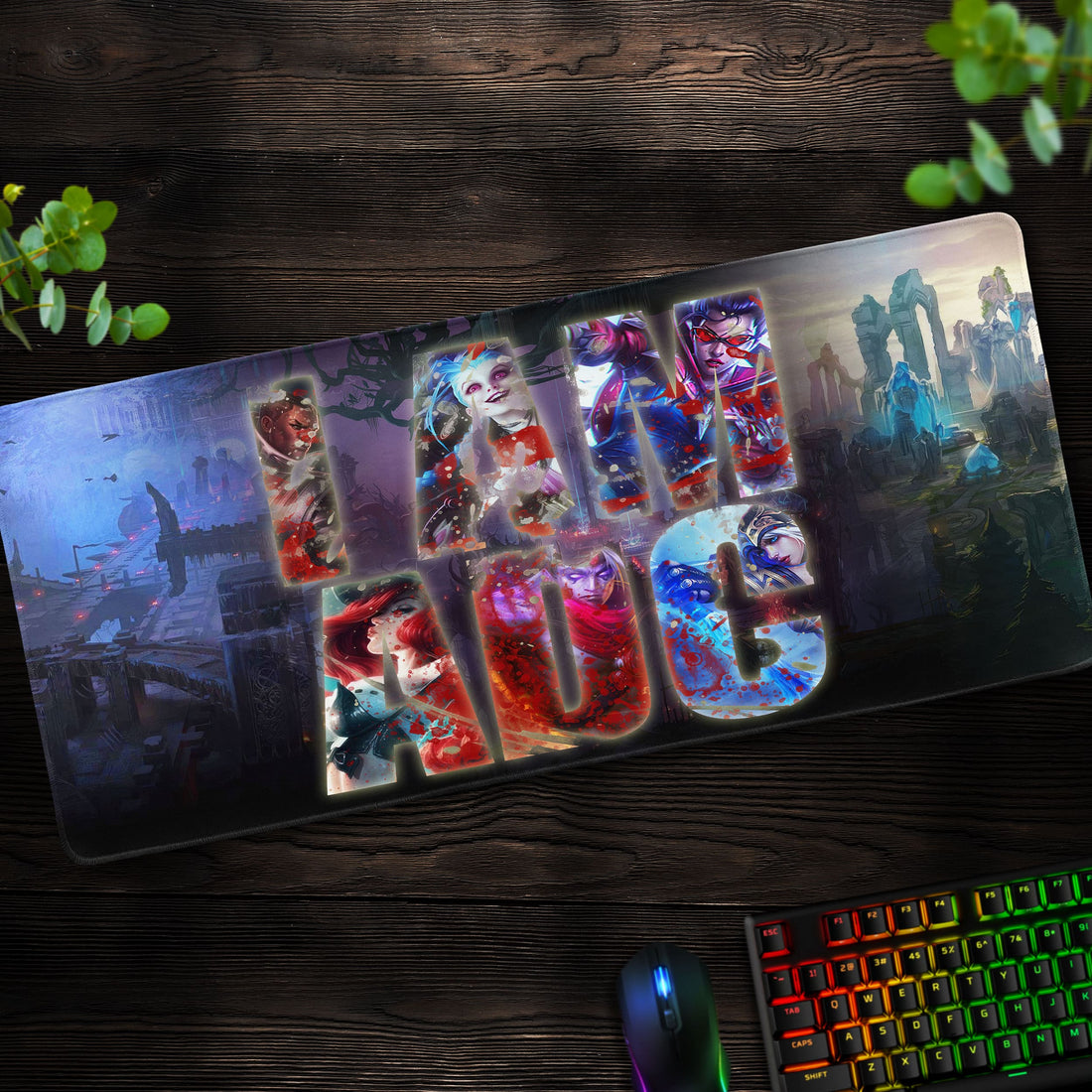 I Am ADC Desk Mat, League of Legends Champions Mouse Pad - Cocoon Markt