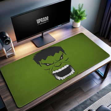 Hulk Smash Desk Mat, Green Rage Mouse Pad