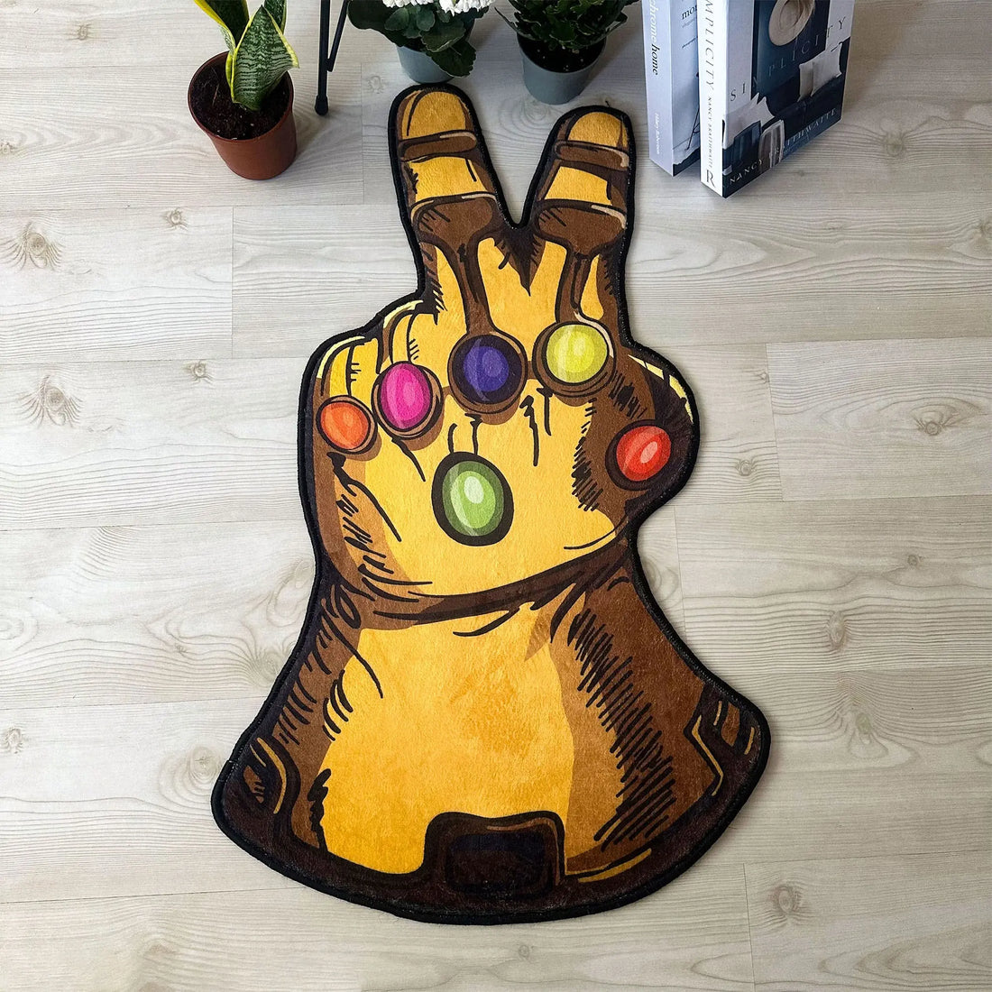 Infinity Gauntlet Area Rug, Marvel Decorative Carpet