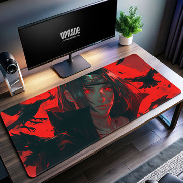 Itachi Uchiha Desk Mat, Sharingan Mouse Pad