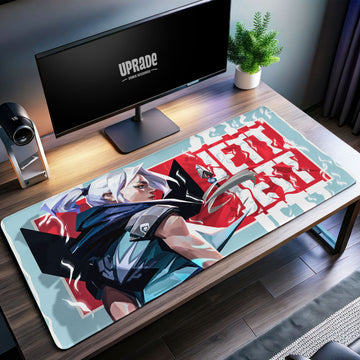 Valorant Jett Edge Desk Mat, Stylish Gaming Mouse Pad