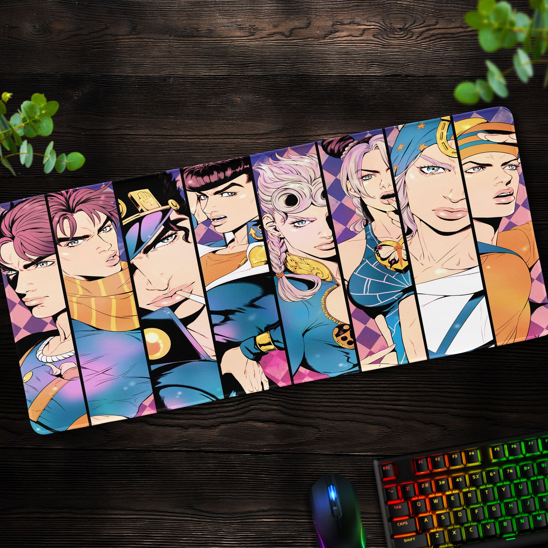 Stardust Heirs Desk Mat, JoJo’s Bizarre Adventure Mouse Pad