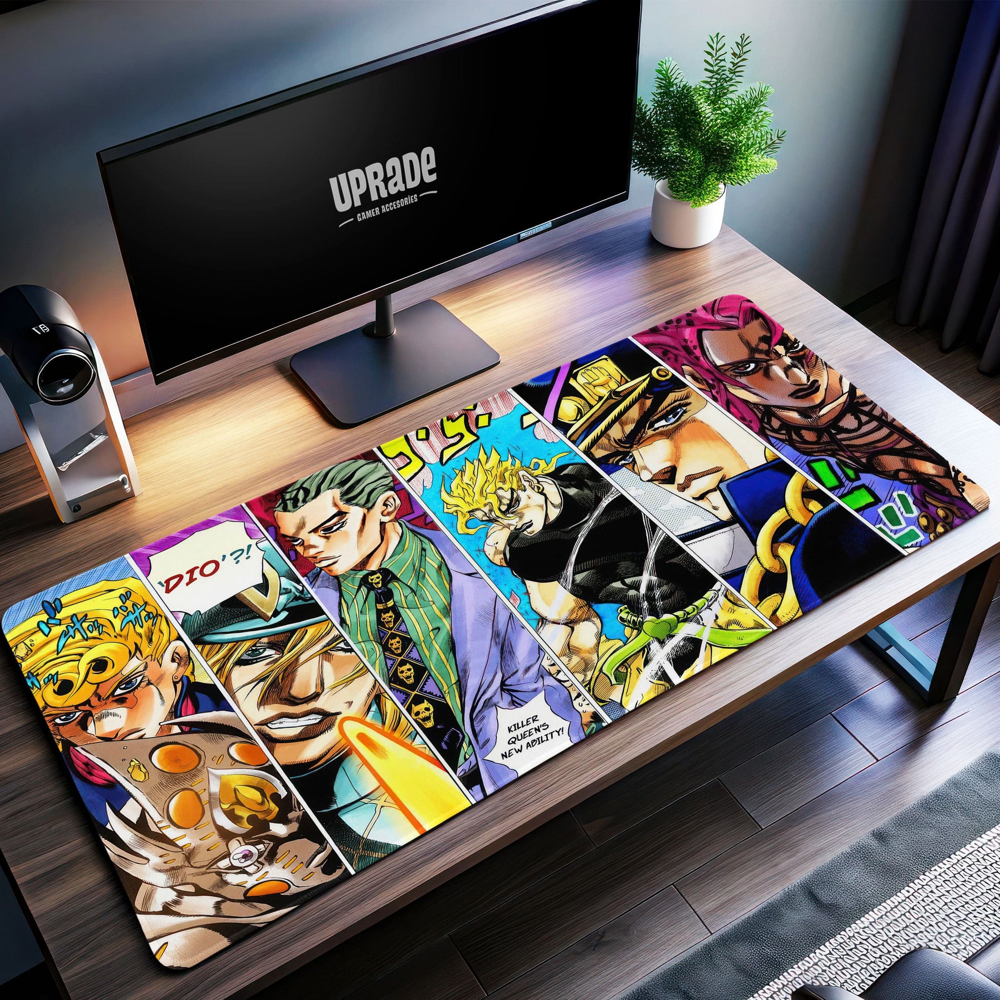 JoJo's Bizarre Adventure Desk Mat, Stand Users Mouse Pad