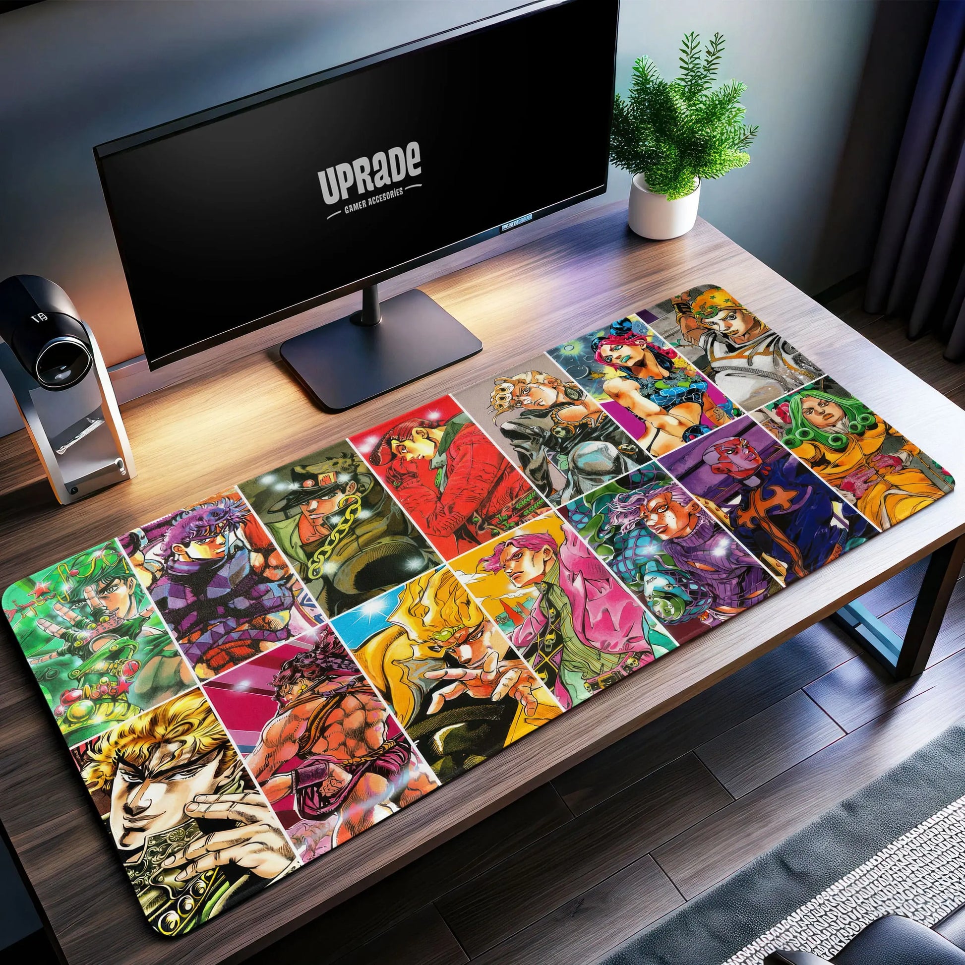 JoJo's Bizarre Adventure Desk Mat, Manga Collage Mouse Pad - Cocoon Markt
