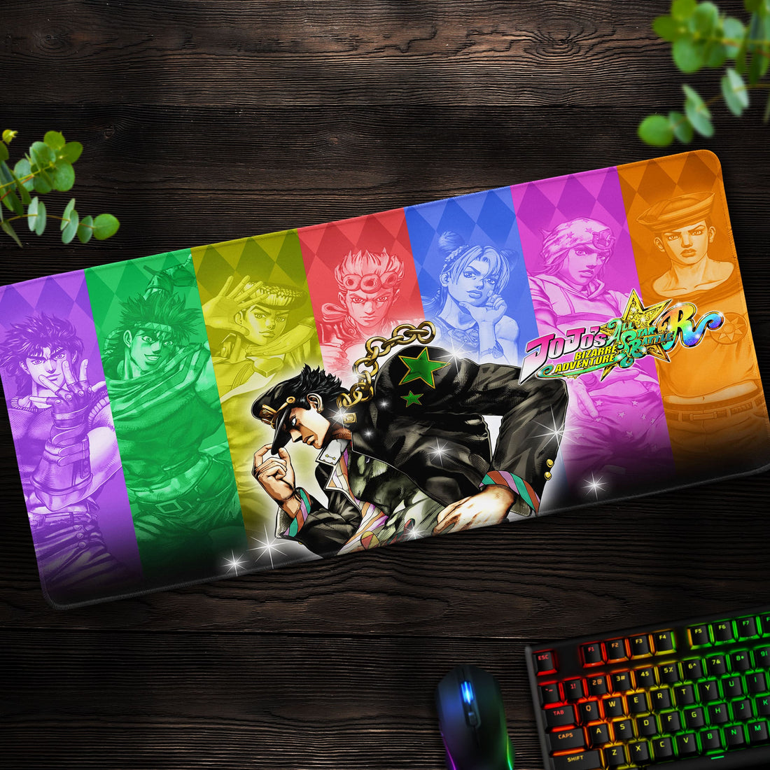 JoJo’s Bizarre Adventure Desk Mat, Stardust Legacy Mouse Pad