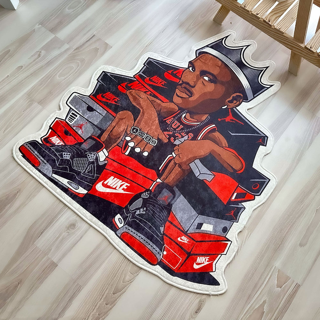 Jordan and Nike Box Crown Soft Rug