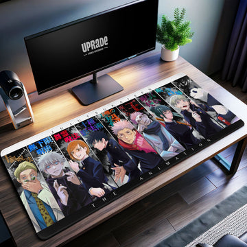 Jujutsu Kaisen Character Collage Desk Mat, Anime Mouse Pad