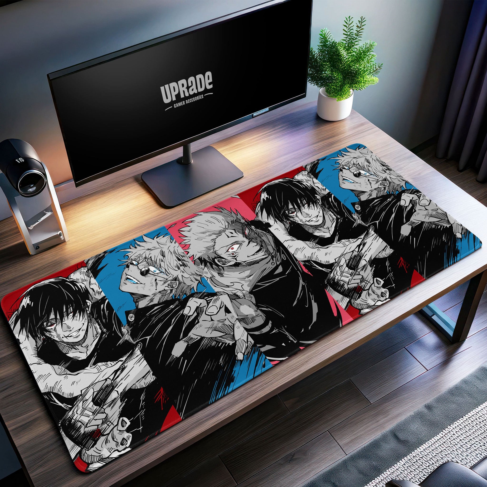 Jujutsu Kaisen Sorcerers Desk Mat, Cursed Energy Mouse Pad