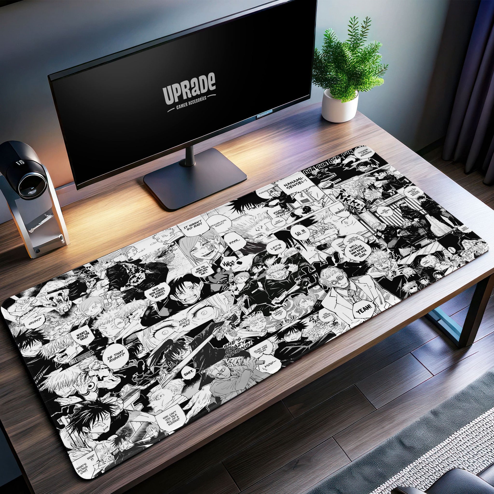 Jujutsu Kaisen Manga Collage Desk Mat, Sorcerer Mouse Pad