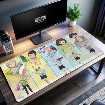 Jujutsu Kaisen Summer Vibes Desk Mat, Anime Mouse Pad