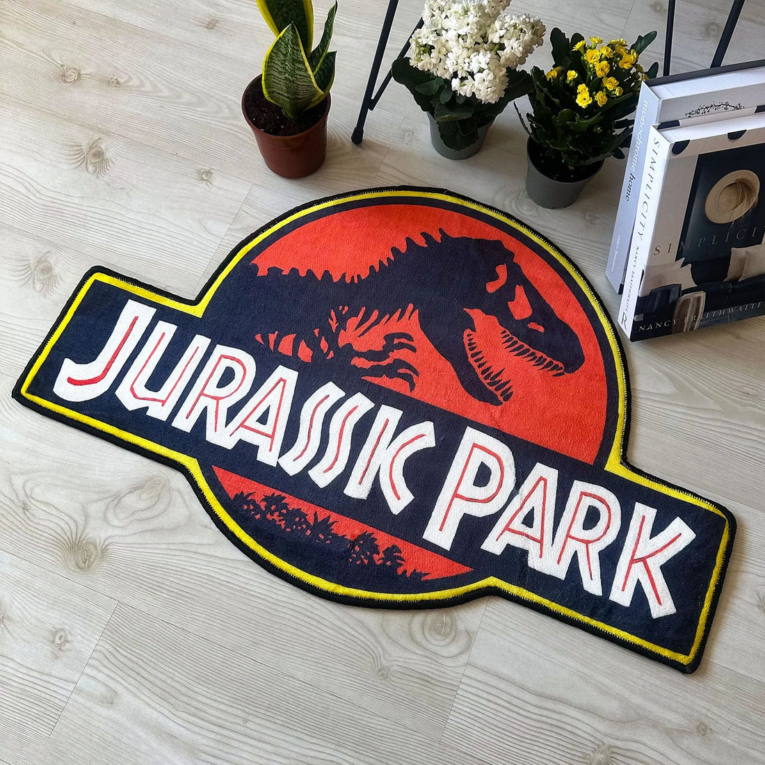 Jurassic Park Rug, Dinosaur Movie Decorative Carpet