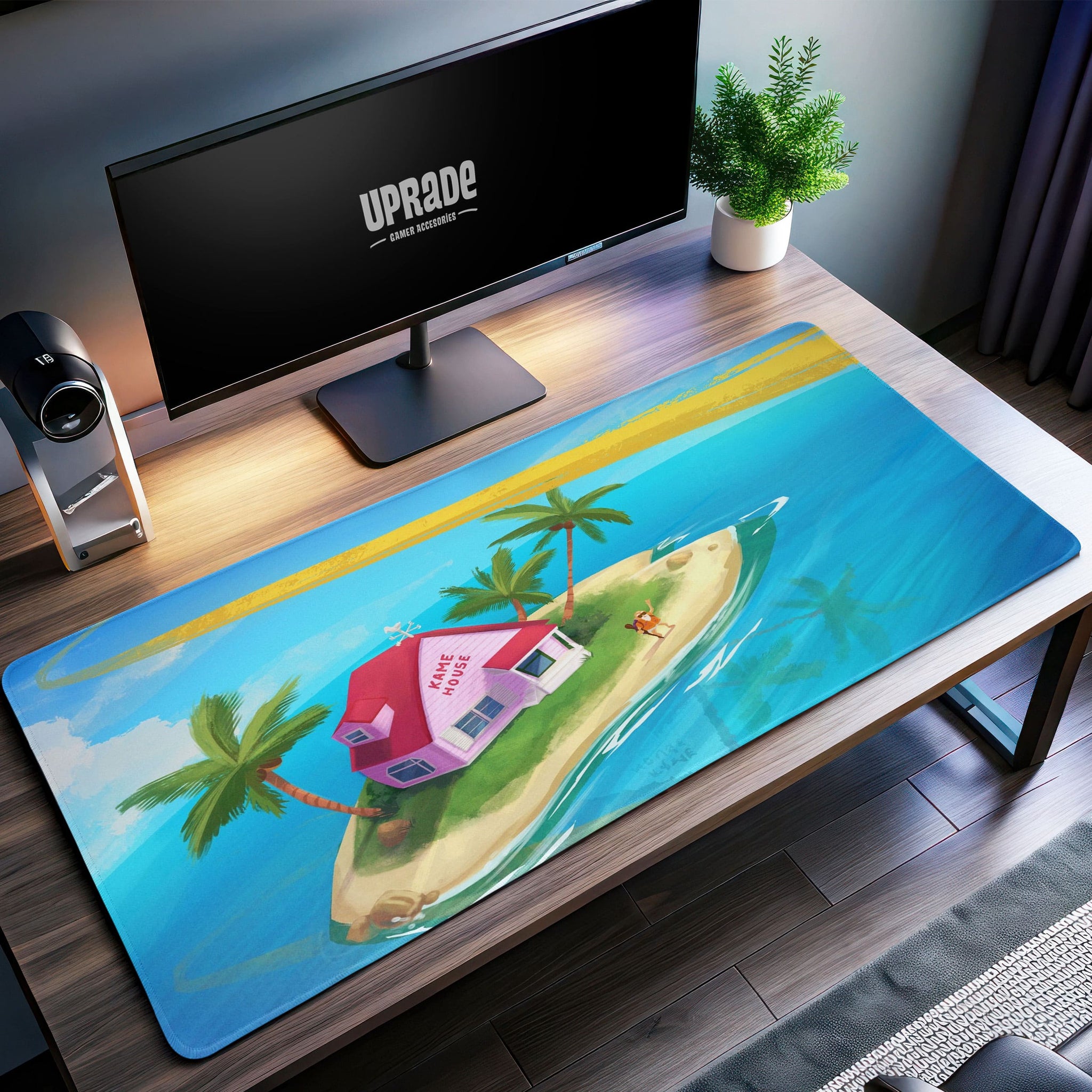 Kame House Island Desk Mat, Dragon Ball Z Mouse Pad