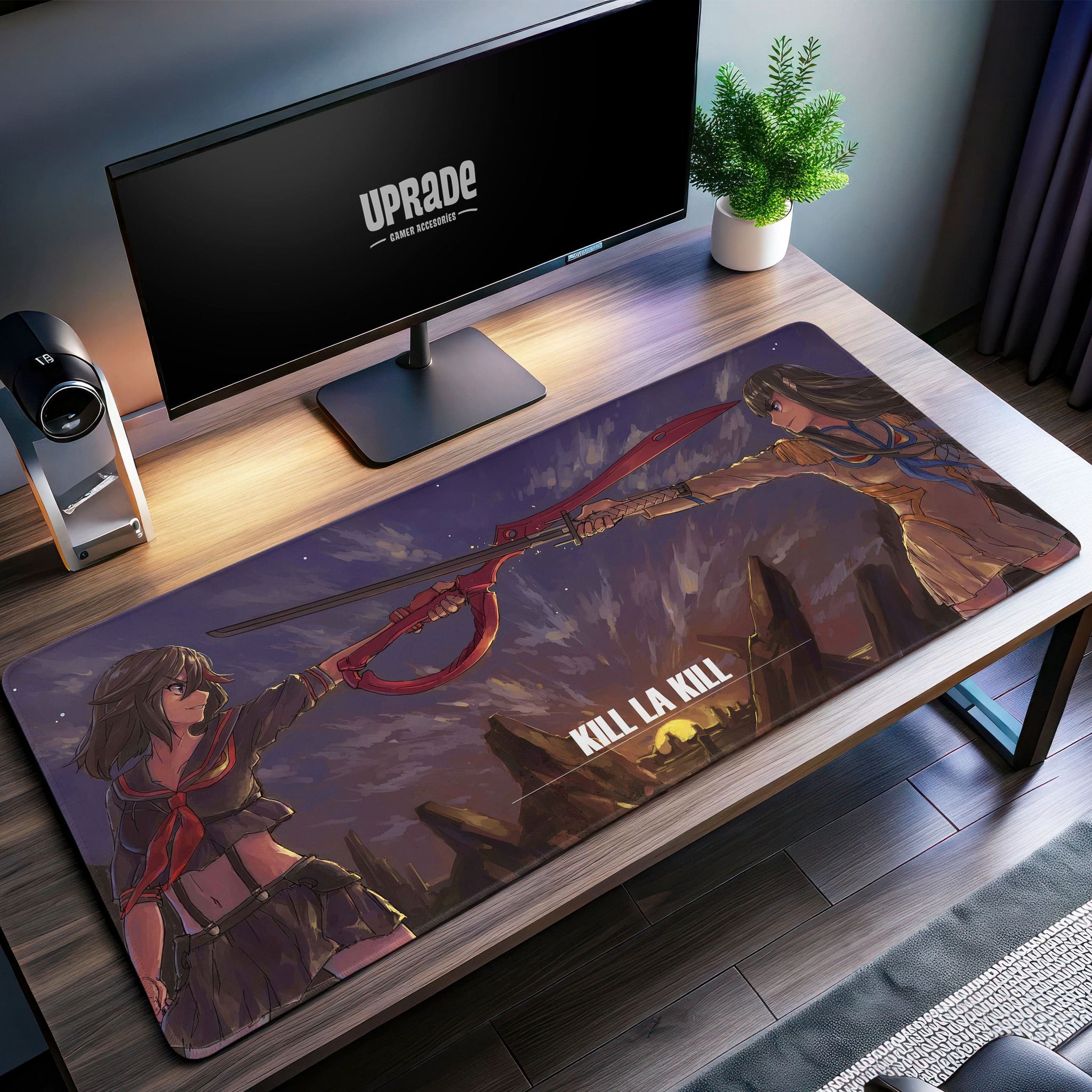 Kill la Kill Showdown Desk Mat, Ryuko vs. Satsuki Mouse Pad